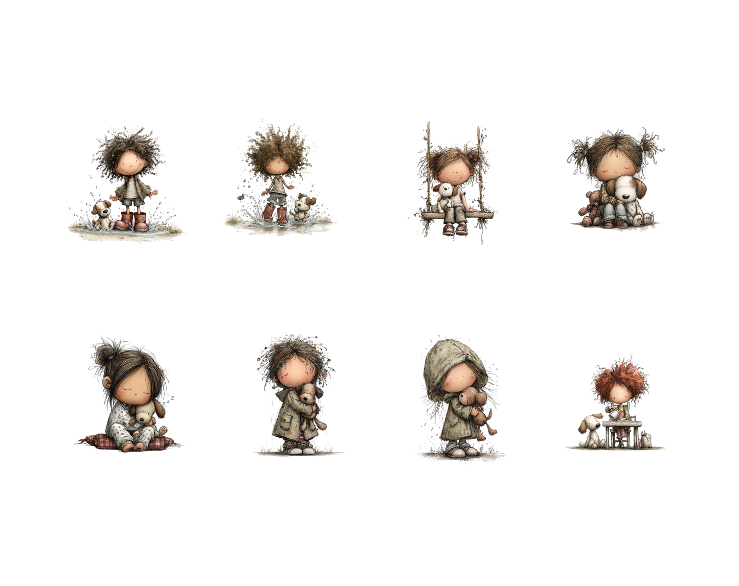 DIY Download Animal Clipart PNG Bundle