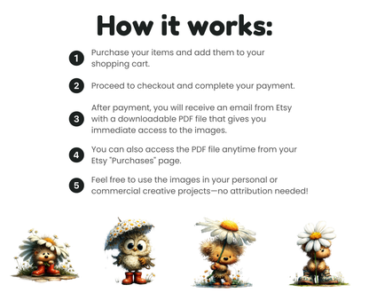 DIY Download Clip art and Animals Bundle