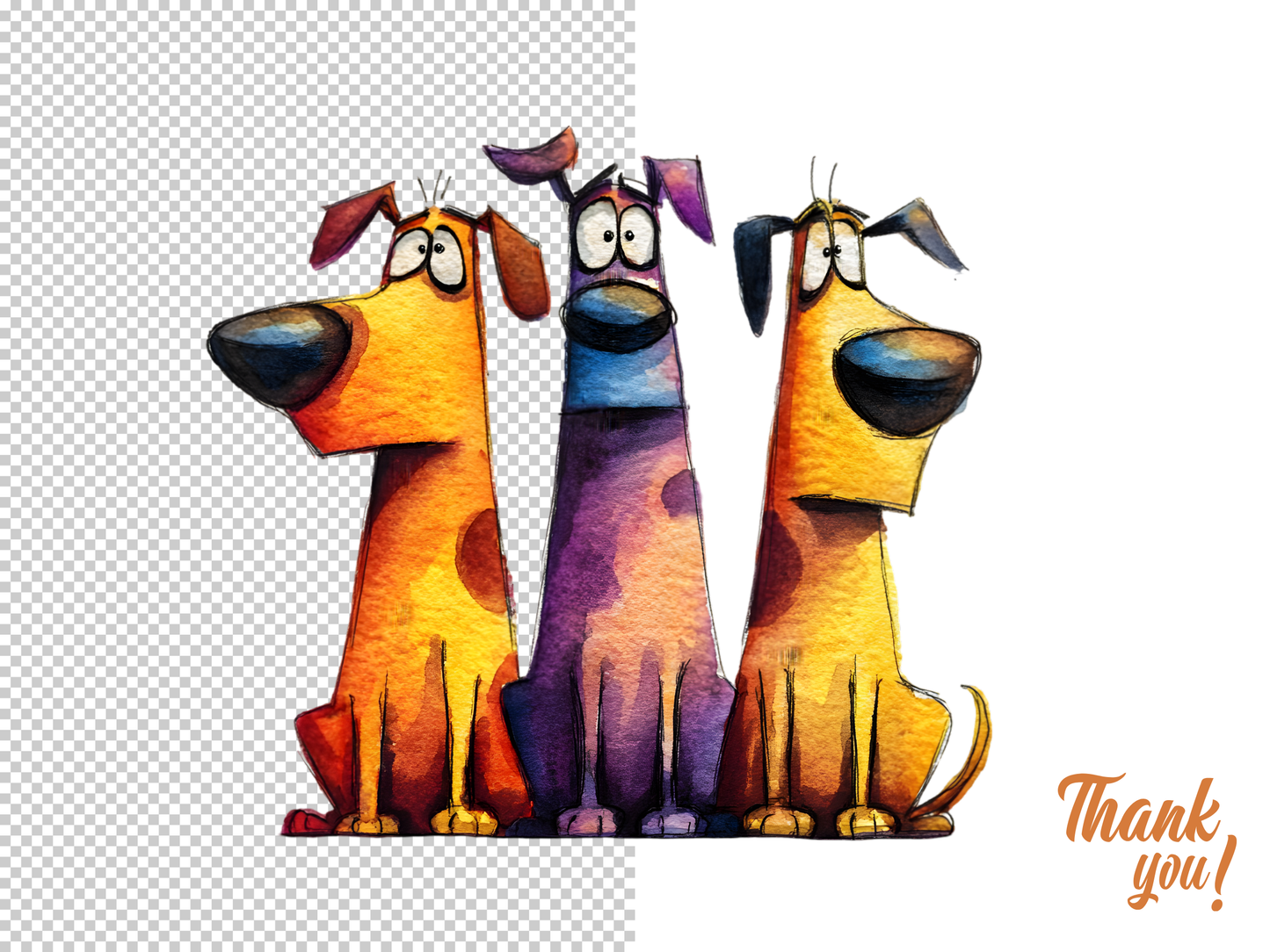 DIY Download Funny Dog Clipart Bundle
