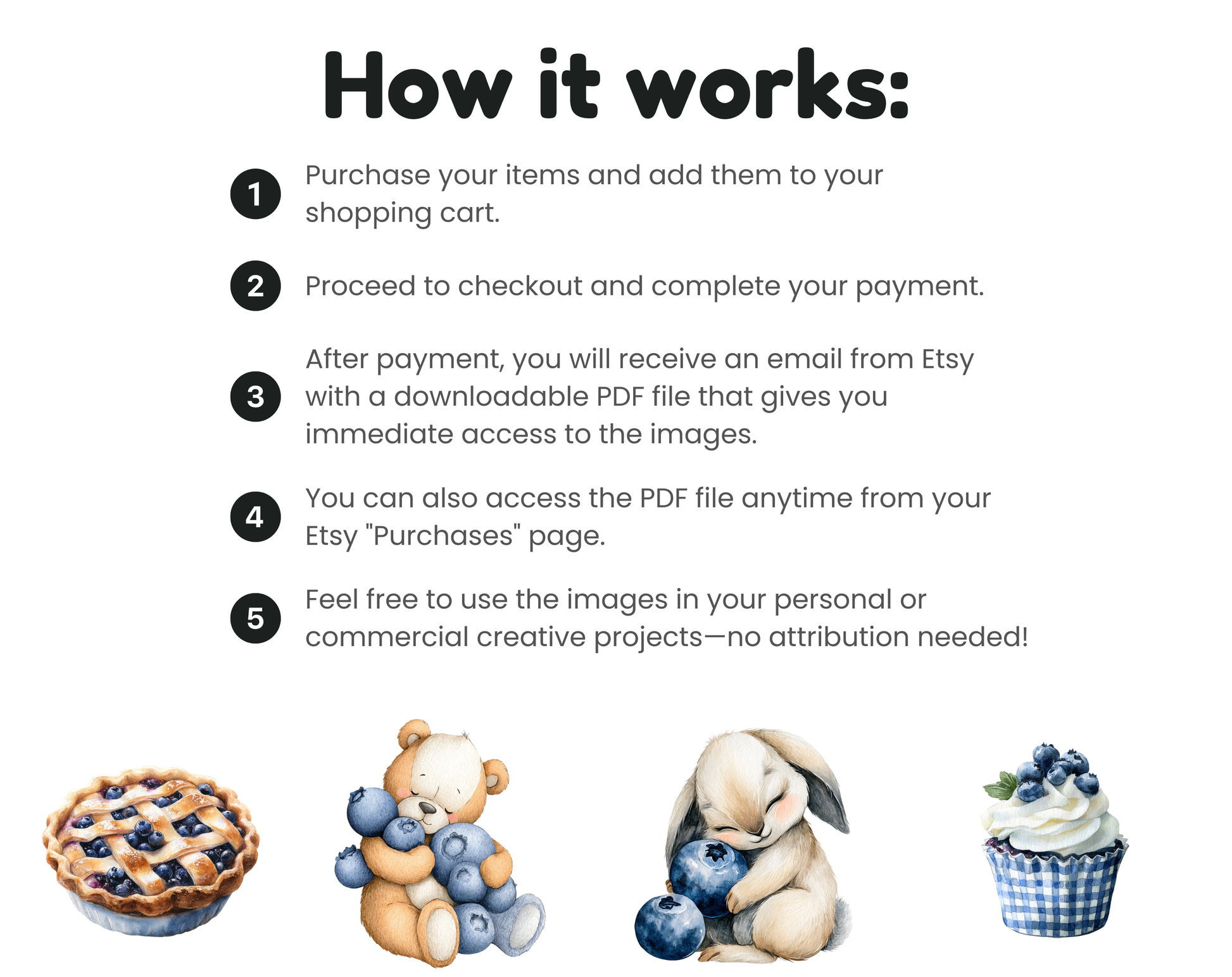 DIY Download Berry First Birthday Clipart Bundle