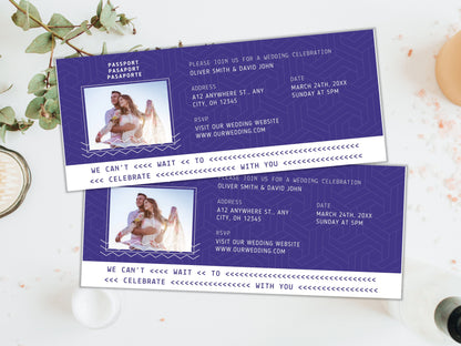 Bearbeitbare Bordkarte (Canva-Vorlage), Überraschungsreiseticket (Digitaler Download)