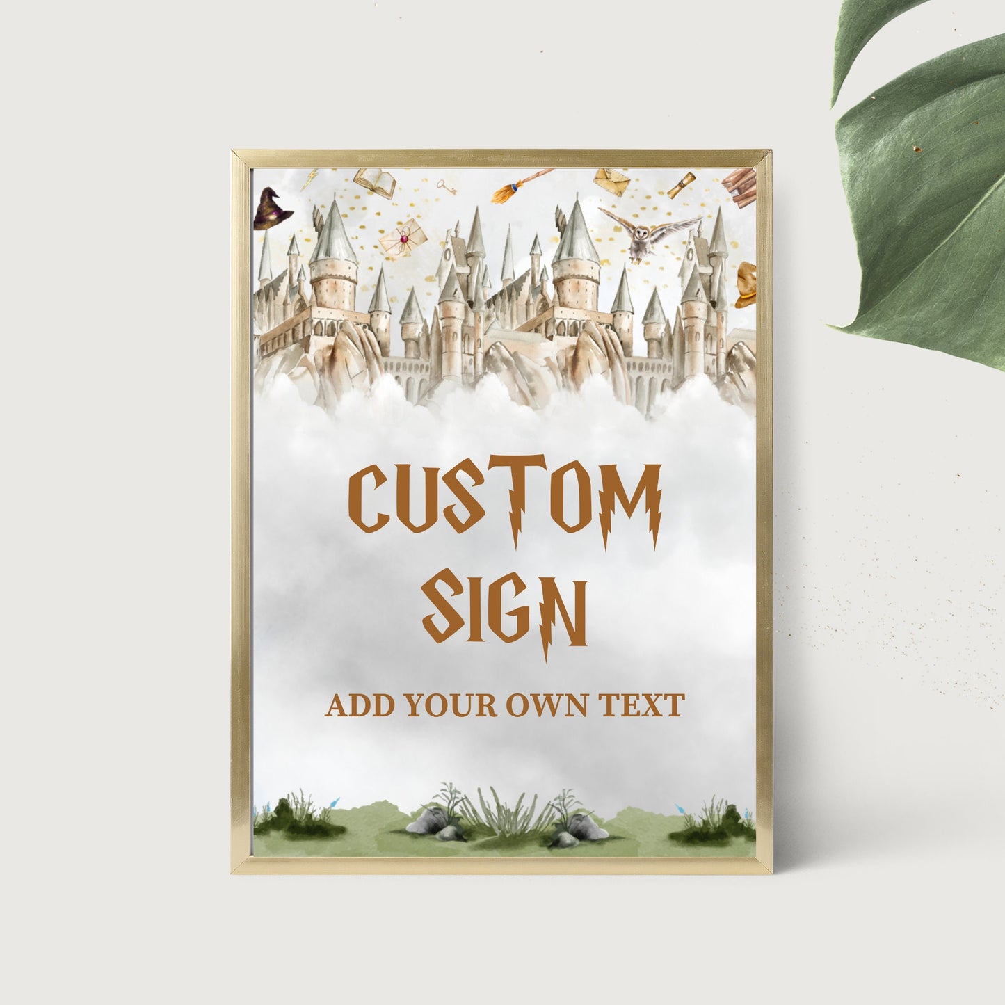 Zauberer-Geburtstagsparty-Paket, Einladung zur Zauberschule (Digitaler Download)