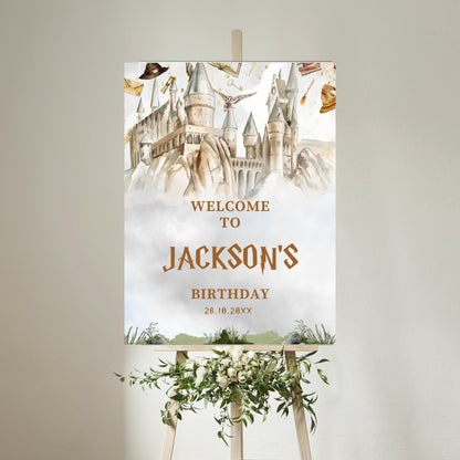 Zauberer-Geburtstagsparty-Paket, Einladung zur Zauberschule (Digitaler Download)