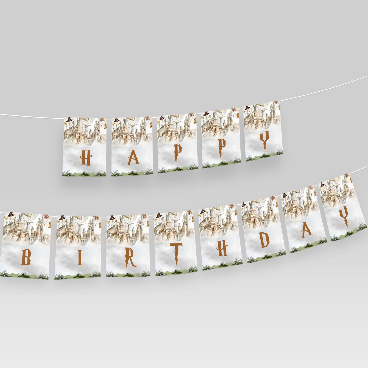 Zauberer-Geburtstagsparty-Paket, Einladung zur Zauberschule (Digitaler Download)