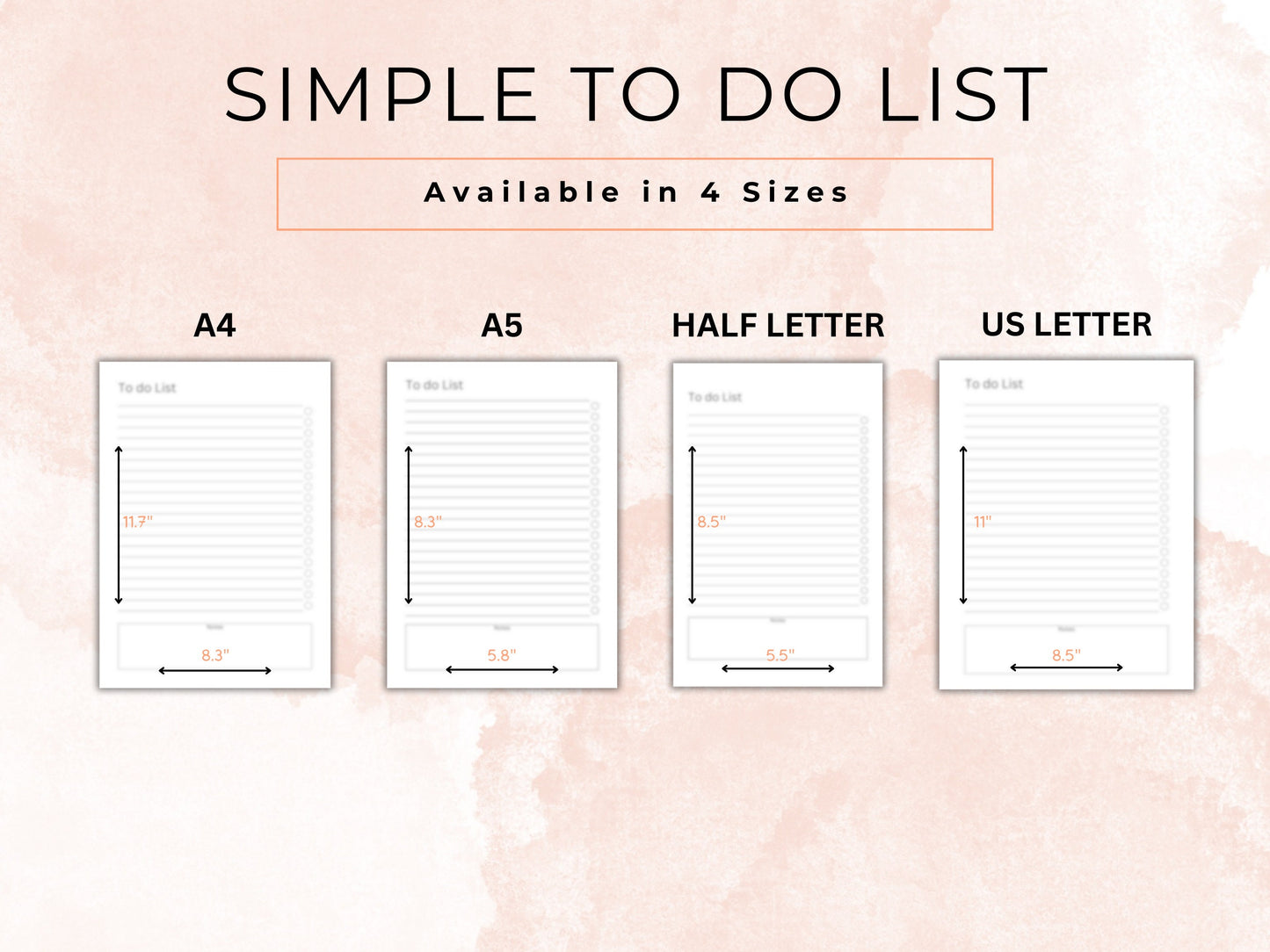 Printable Daily To Do List Template: Blank Fillable Checklist (PDF Download)
