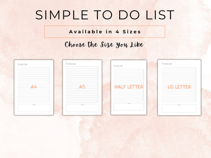 Printable Daily To Do List Template: Blank Fillable Checklist (PDF Download)