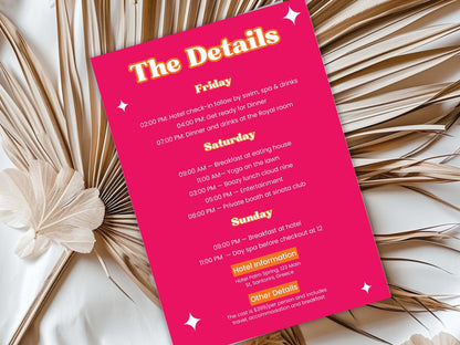 Editable Last Toast On The Coast Bachelorette Invitation (PDF)