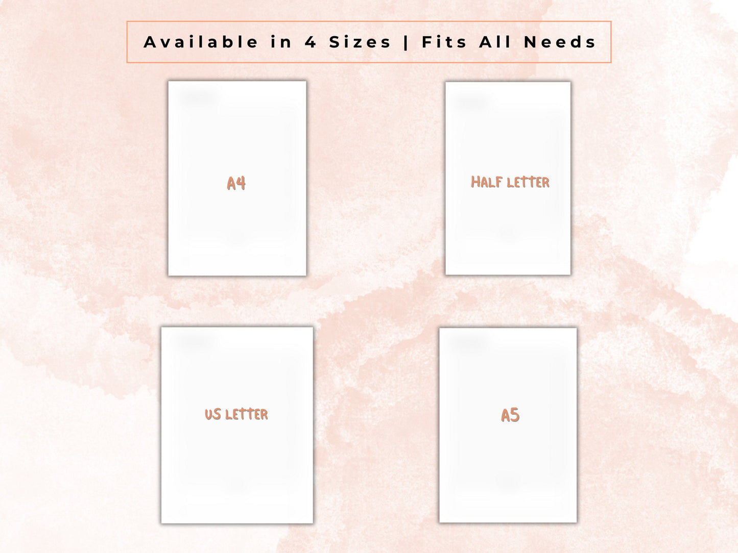 Minimalist Blank Checklist Template, Fillable Editable PDF (Digital Download)