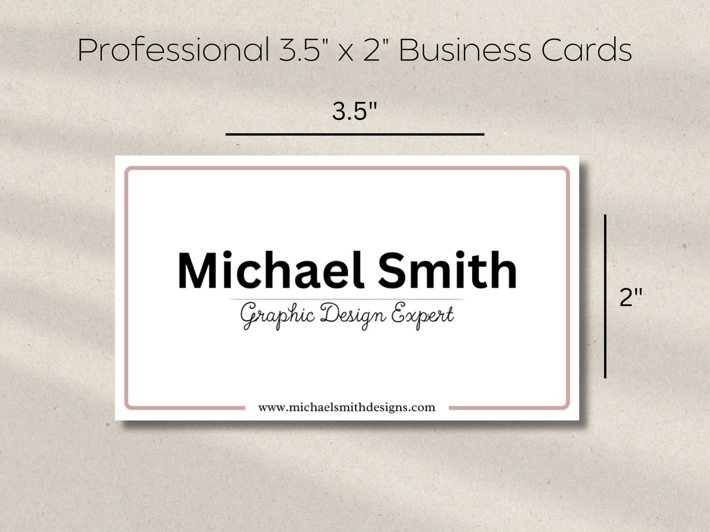 Minimalist Business Card Template with QR Code (Canva Editable)