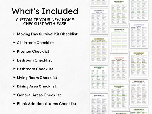 DIY Download New Appartment Checklist PDF 