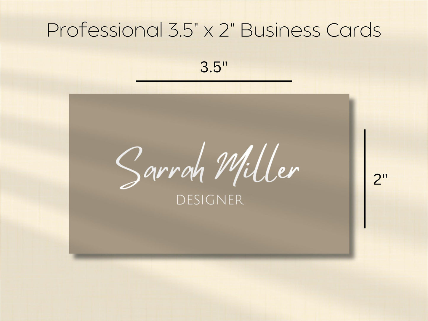 Modern Designer Business Card Template: Editable Design (Digital Download)