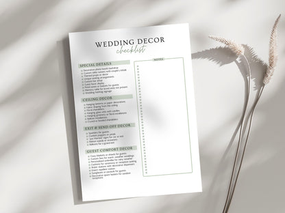 Ultimate Wedding Checklist Template: Bridal Planner (PDF)