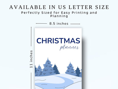 Editable Christmas Planner Template PDF | Holiday Organisation Checklist | Canva Instant Download