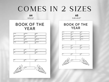 Digital Reading Journal Bundle: Library Tracker & Planner (Digital Download)