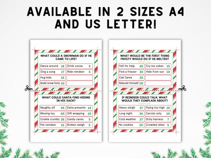 Christmas Feud Game: Family Holiday Party (Printable)