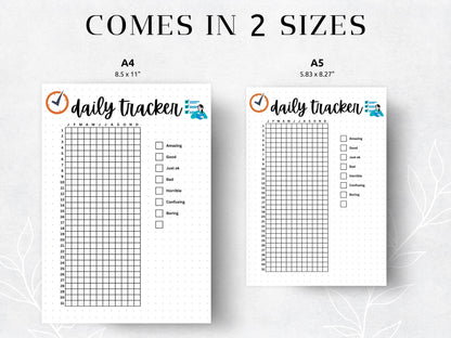 2026 Yearly Pixel Tracker Bundle, Editable & Printable (Digital Download)