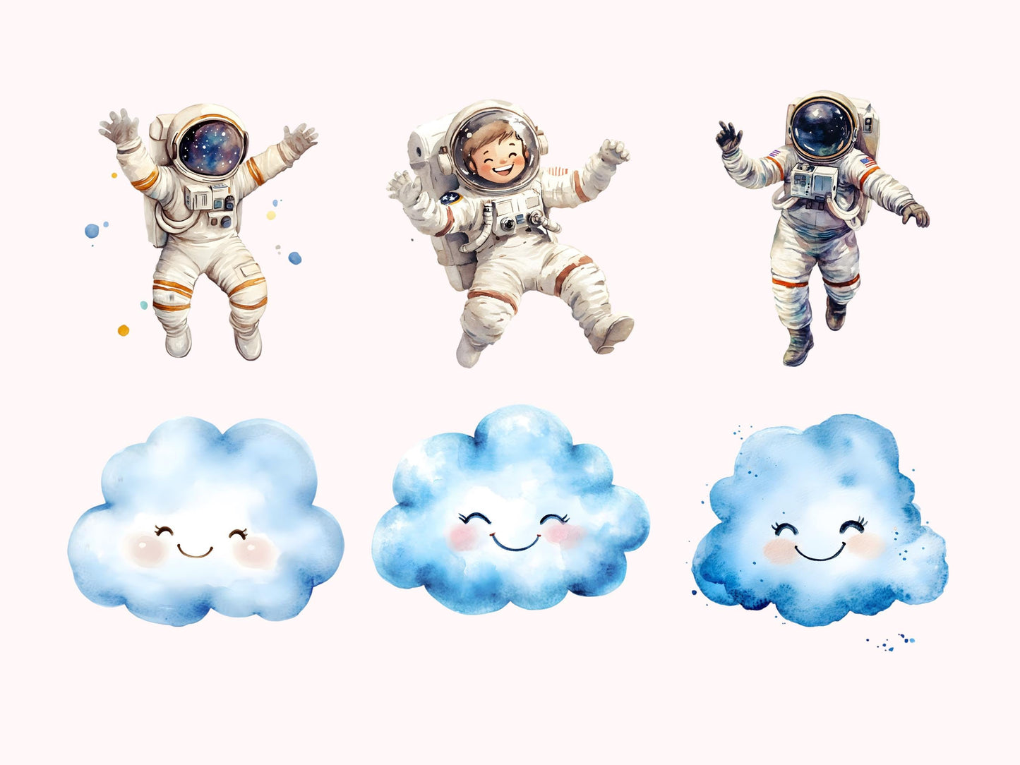 DIY Download Space Clipart Bundle