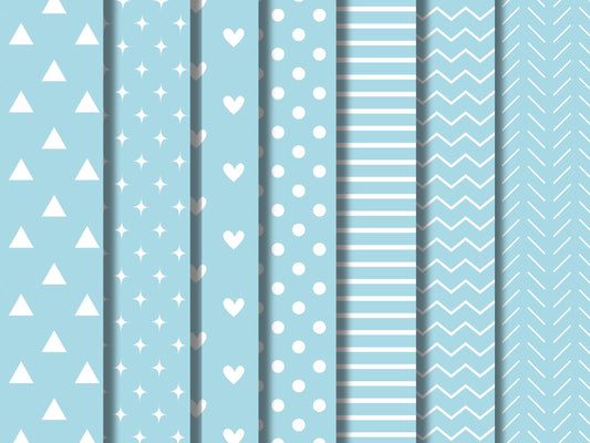 Pastel Paper Clipart Bundle, Essential Pastel Digital Paper Clipart, Patterns Scrapbooking Clipart, Solid Digital Paper, Digital Download