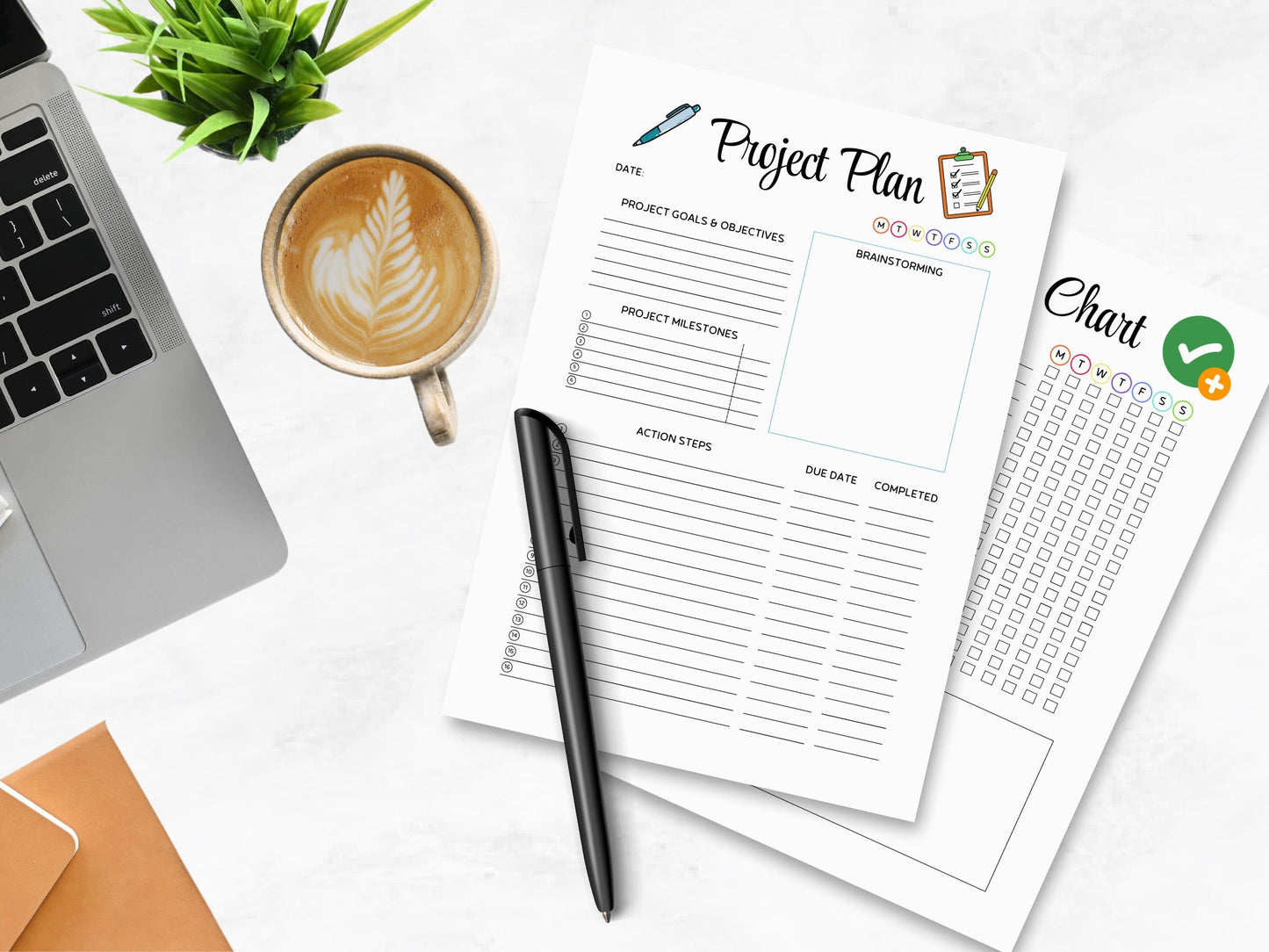 Printable Project Planner | A4 & A5 | Easy to Use | Instant Download