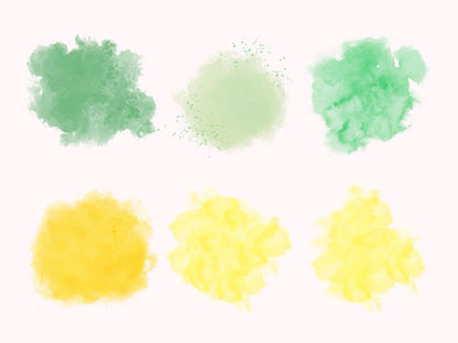 Pastel Watercolor Splash Clipart Bundle png, Paint Splatter png, Colorful Color Splash, Neutral Watercolor Splatter Clipart