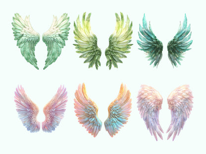 Engelsflügel-Clipart-Paket, Engelsflügel-Clipart, Engelsflügel-PNG-Paket, Gedenk-Engelsflügel-Clipart, Engelsflügel-PNG, Digitaler Download