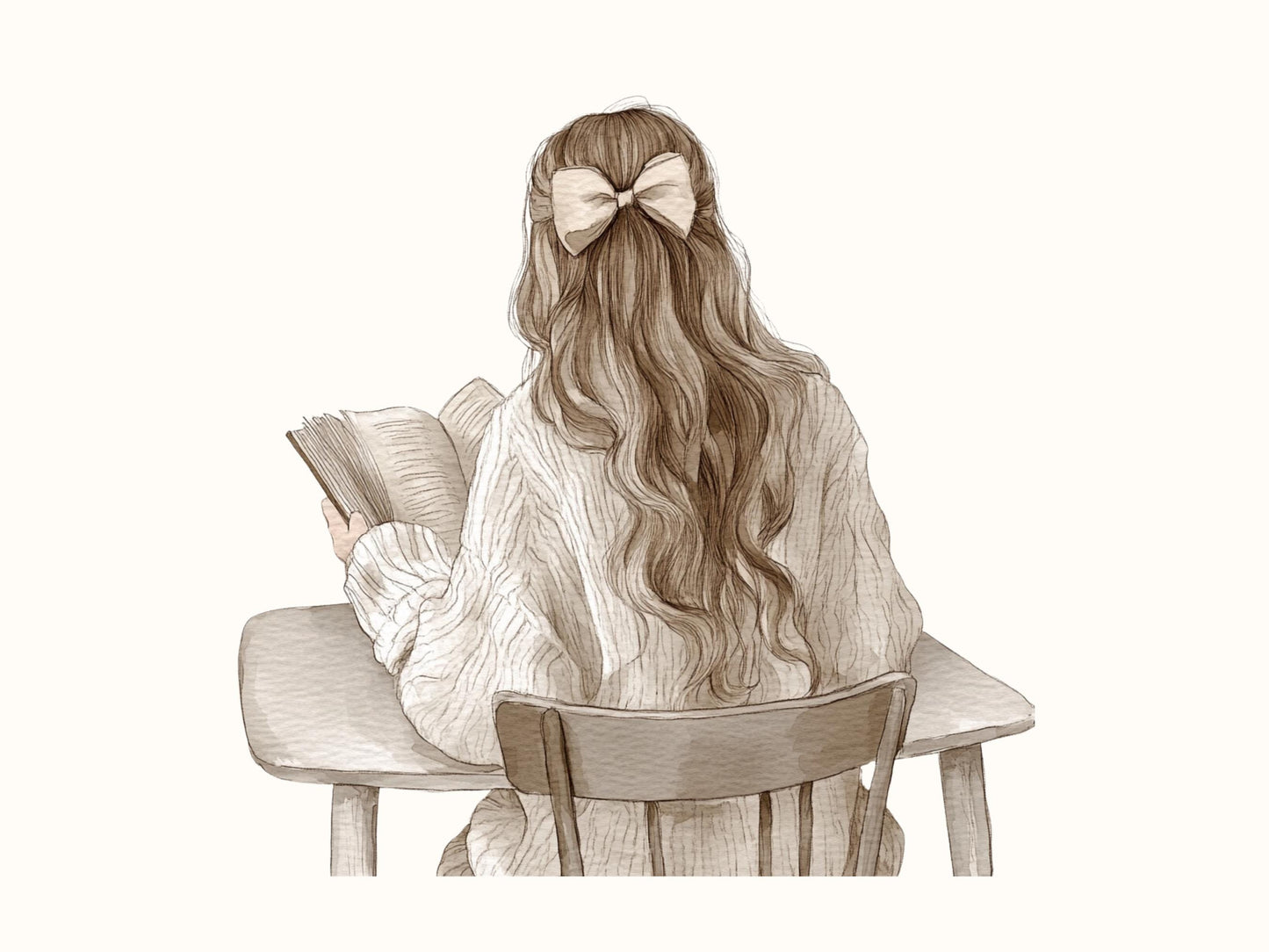 Planner Clipart png Bundle, Watercolor Planner Girl Clipart, Winter Season, Cuteness Clipart, Planner Lover Clipart, Planner Elements png