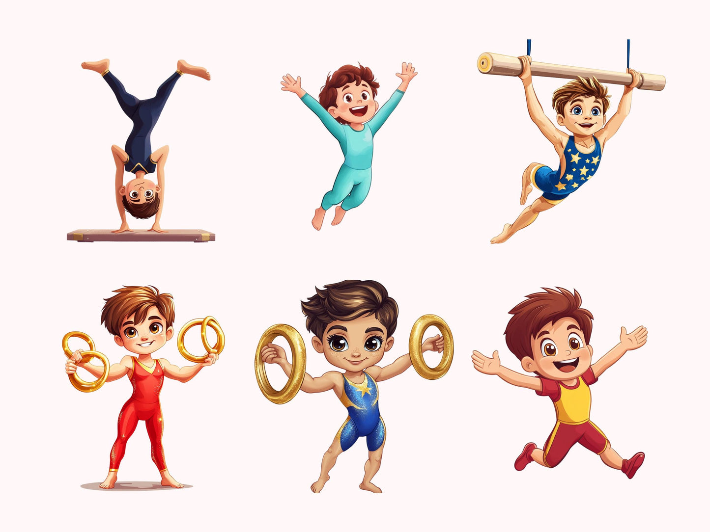 40 Gymnastic Clipart Bundle png, Gymnastic Silhouette, Gymnastic Clipart, Gymnastic Girl Clipart, Gymnastic Boy Clipart, Digital Download