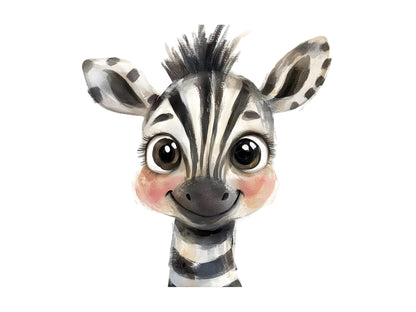 Safari-Tier-Clipart-Bundle (PNG), Aquarell-Safari-Tier-Clipart, Dschungeltier-Clipart, Tier-Clipart, Kinderzimmer-Tier-Clipart (PNG)