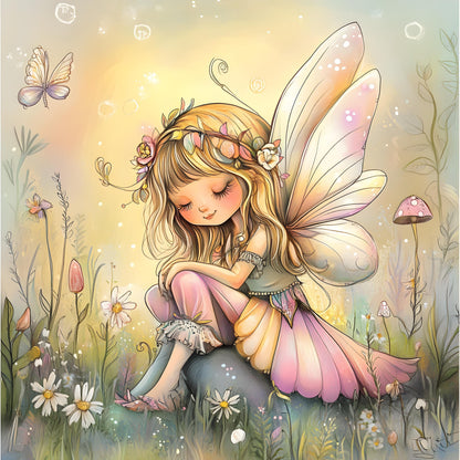 Fairy Clipart Bundle, Whimsical Fairy Clipart, Fairy garden Clipart, Watercolor Fairy Clipart JPG, Fairy House Clipart, Fairy tale Clipart
