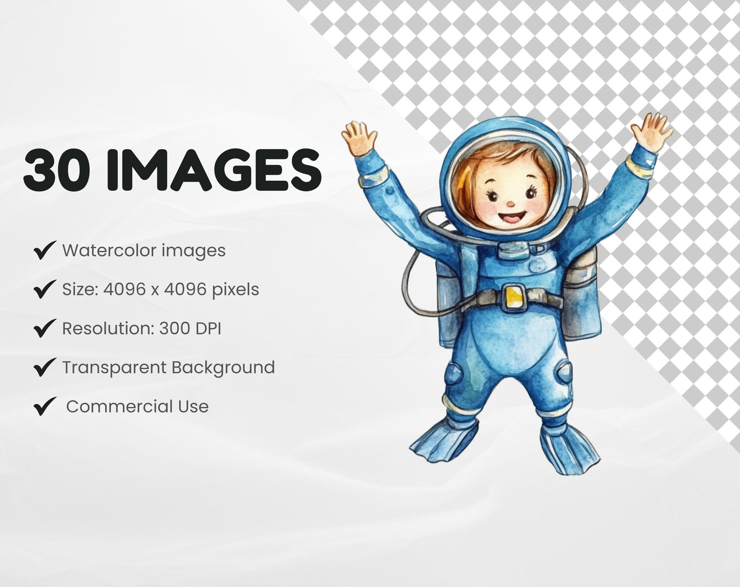 Watercolor Undersea Clipart, Ocean Animals PNG, Nursery Decor (Digital Download)