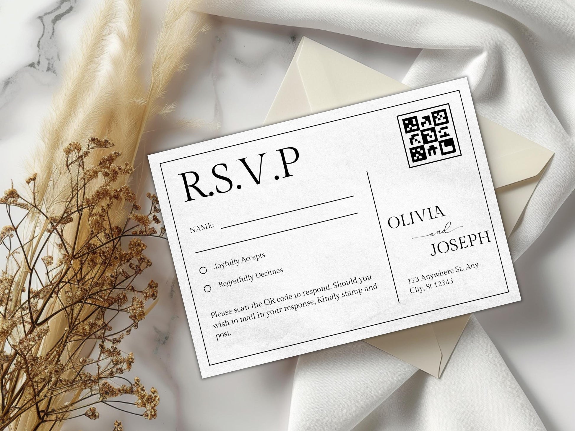 Western wedding invitation templates rustic Canva editable suite
