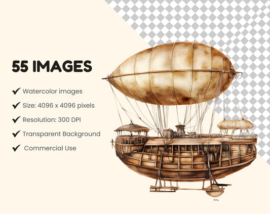 Watercolor Vintage Travel Clipart Bundle, Adventure Equipment Clipart png, Travel Clipart Set png, Adventure Clipart Bundle