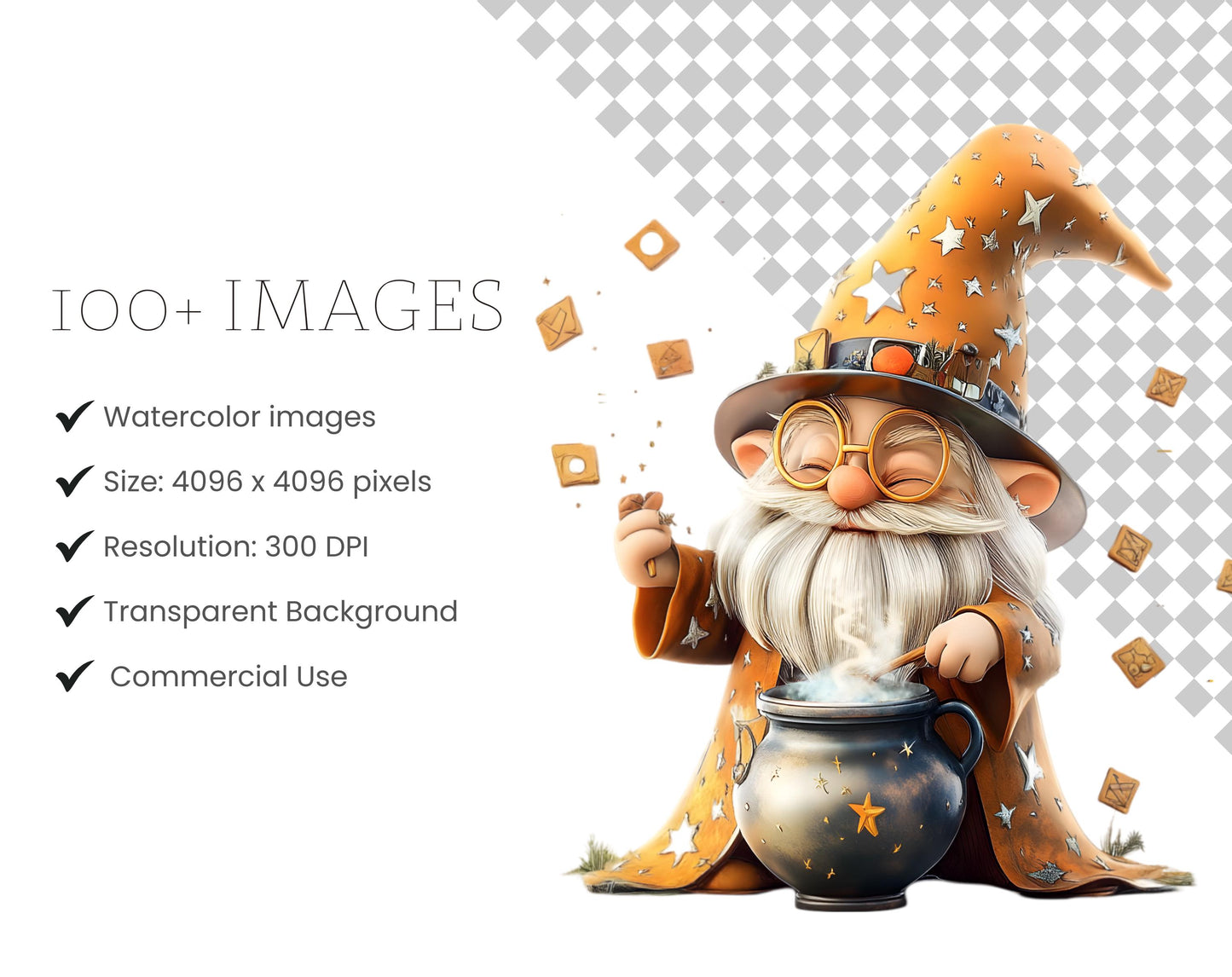 108 Watercolor Wizard School Clipart Bundle, Wizard School Clipart, Magic Wizard Clipart png, Magic School Clipart High Quality png