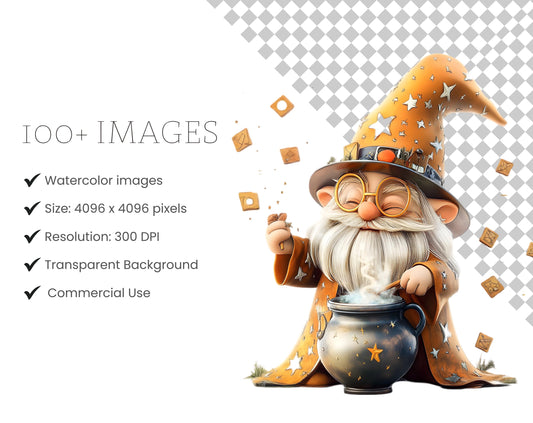 108 Watercolor Wizard School Clipart Bundle, Wizard School Clipart, Magic Wizard Clipart png, Magic School Clipart High Quality png