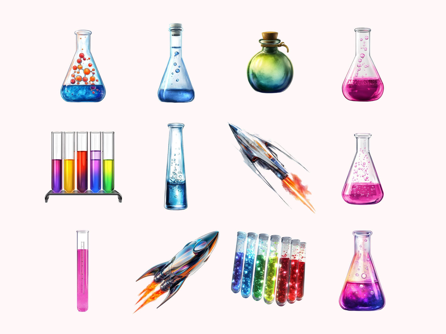 Science Clipart Bundle png, Science Equipment Clipart, Science Stickers Clipart, Science Teacher png, Teacher Clipart png, Lab Clipart