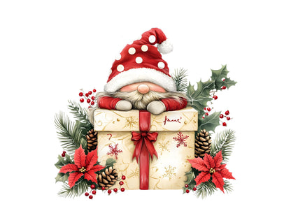 Christmas Gnome Clipart png  Bundle, Winter Gnome Clipart. Gnme png, Christmas Gnome Clipart, Christmas png Sublimation, Digital Download