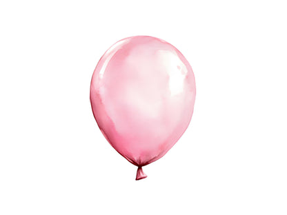 Birthday Balloon Clipart Bundle, Party Balloon Clipart, Birthday Décor Clipart, Balloons Frame Clipart Bundle, Watercolor Birthday Balloon