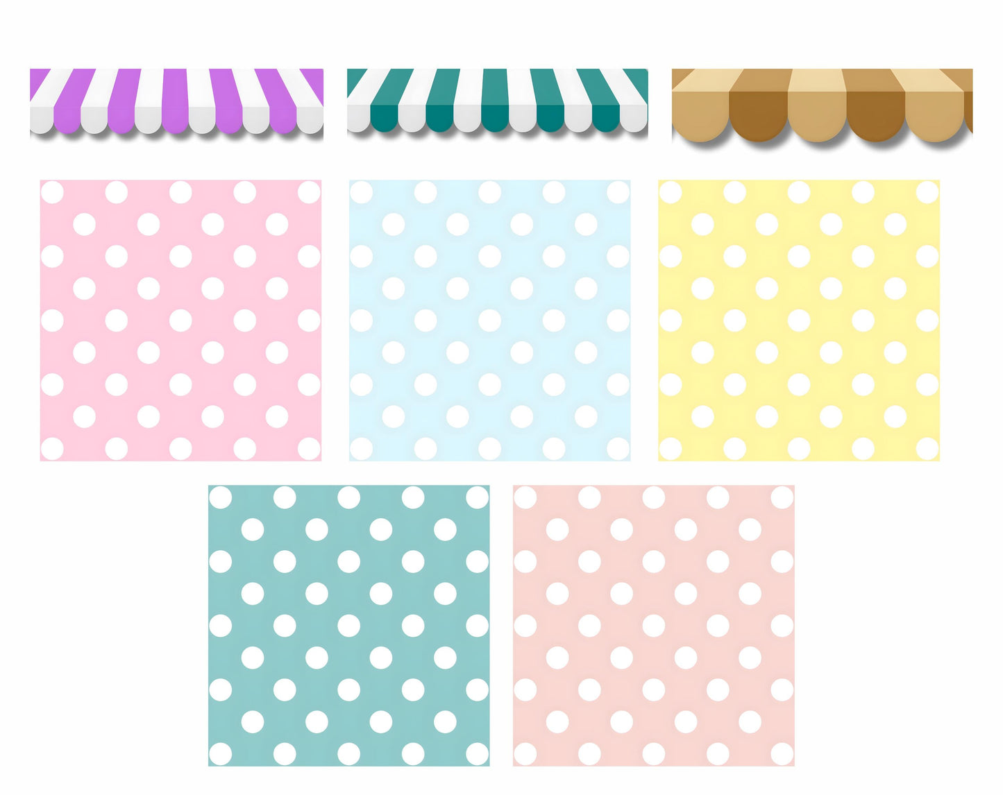 Aquarell-Süßigkeiten-Clipart-Bundle (JPEG), Süßigkeiten-Clipart-Dateien (JPEG), Eiscreme-Clipart, Pastellpapier-Clipart-Bundle (JPEG)