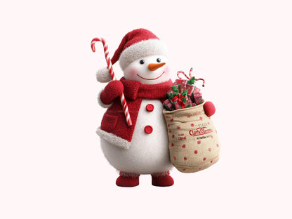 Watercolor Snowman Clipart png Bundle, Snowman Collection Clipart, Peking Snowman Clipart, Cute Snowman Clipart, Christmas Snowman Clipart