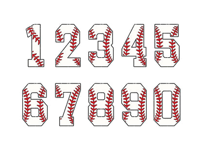 36 Baseball Alphabet Clipart png, Baseball Chenille Alphabet png, Baseball Stitch Pattern Clipart, Baseball Letters And Number Clipart