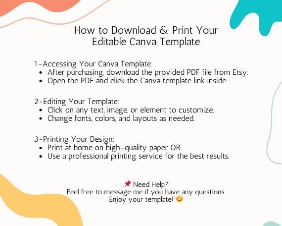 Editable Mother's Day Card Template: Printable Instant Download