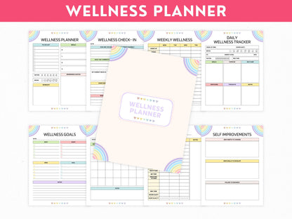 ADHD Printable Planner Template, Adhd Digital Planner, Adult Daily Planner, Adhd Daily Planner, ADHD Self Care, Habit Tracker, ADHD Planner