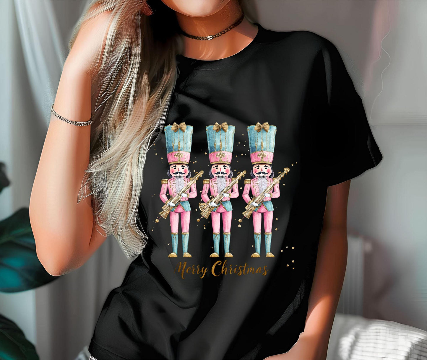 Nutcracker Friends Clipart, Glitter Nutcracker Friends png Clipart, Pink Nutcracker Friend Clipart, Pink Christmas Clipart, Christmas png