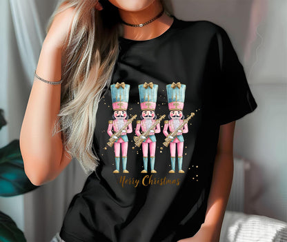 Nutcracker Friends Clipart, Glitter Nutcracker Friends png Clipart, Pink Nutcracker Friend Clipart, Pink Christmas Clipart, Christmas png