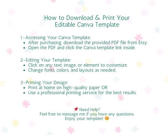 Editable Mother's Day Card Template: Printable Minimalist Design (Instant Download)