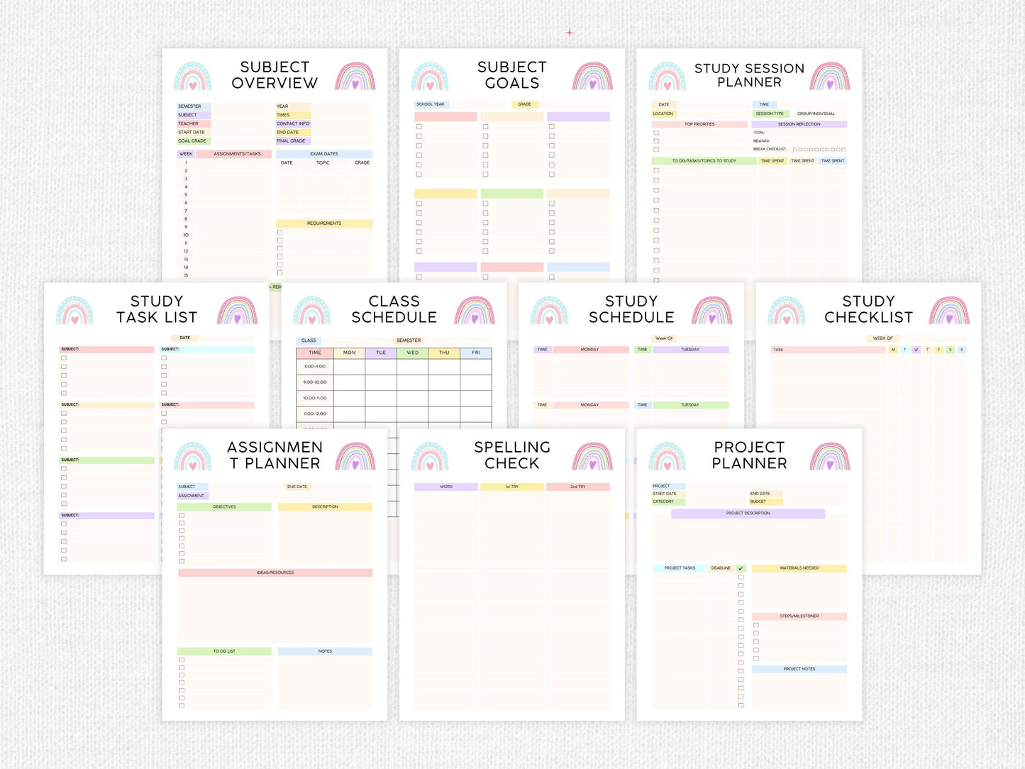 Homeschool Planner Printable, Ultimate Homeschool Planner, Homeschool Lesson Planner, Academic Planner, Teacher Homeschool Schedule