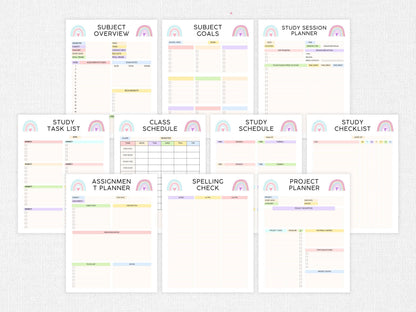 Homeschool Planner Printable, Ultimate Homeschool Planner, Homeschool Lesson Planner, Academic Planner, Teacher Homeschool Schedule