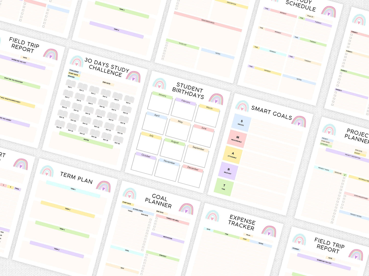 Homeschool Planner Printable, Ultimate Homeschool Planner, Homeschool Lesson Planner, Academic Planner, Teacher Homeschool Schedule
