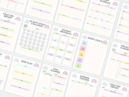 Homeschool Planner Printable, Ultimate Homeschool Planner, Homeschool Lesson Planner, Academic Planner, Teacher Homeschool Schedule