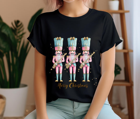 Nutcracker Friends Clipart, Glitter Nutcracker Friends png Clipart, Pink Nutcracker Friend Clipart, Pink Christmas Clipart, Christmas png